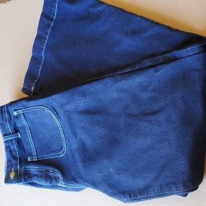 Boden denim size 10 R Patch Pocket wide Leg. Preowned EUC